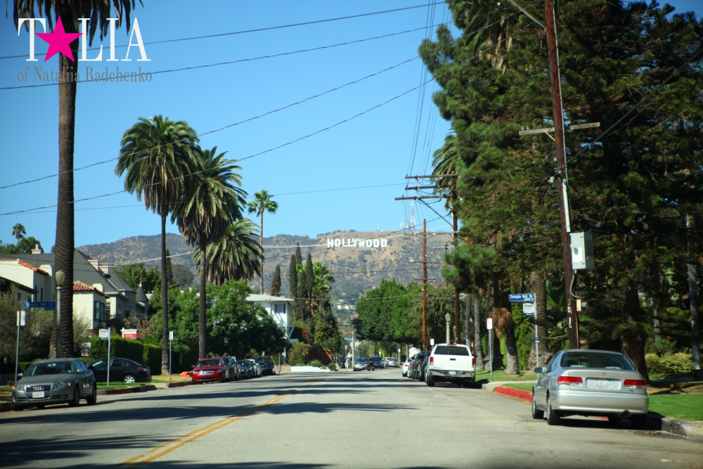 День рождения нашего папы и путешествие в Голливуд (штат Калифорния, знак Голливуд)